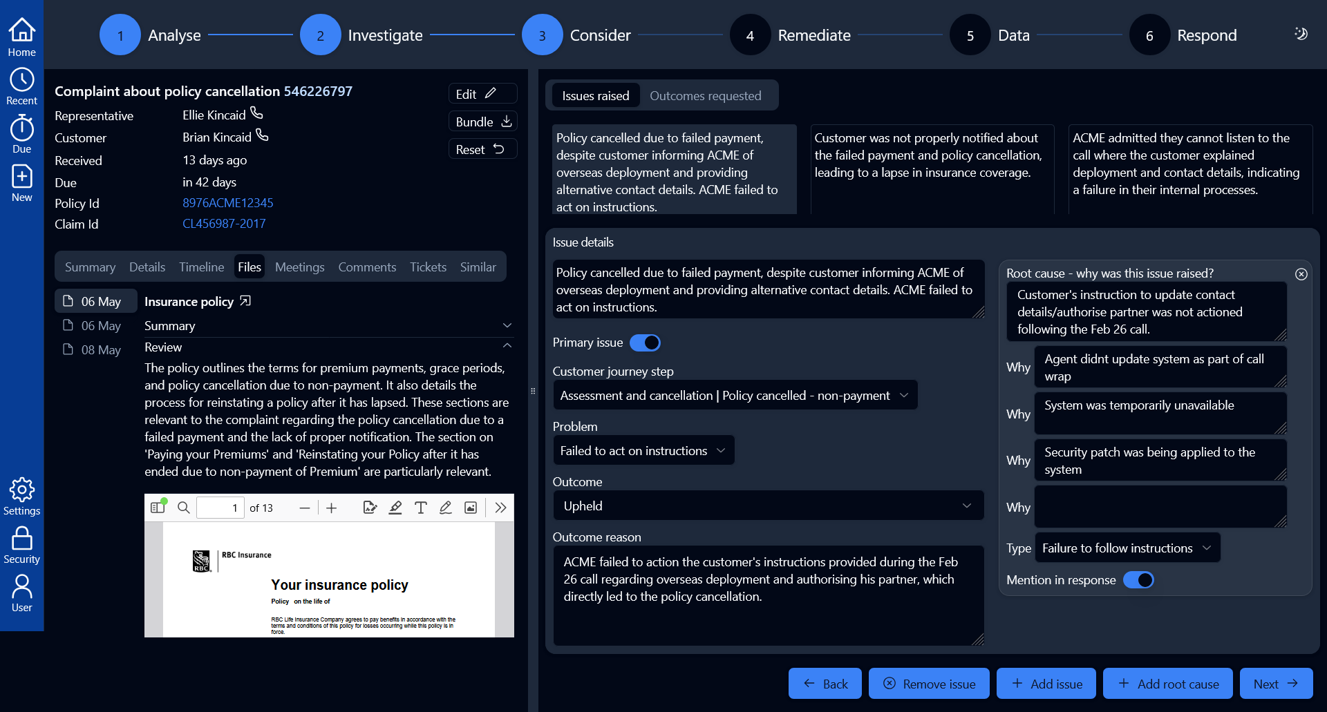 AI Complaint Management Software: UK, IE, AU, US, CA, SG